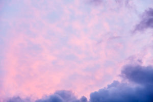 Pink and blue sky for how I experience Integrated Energy Therapy (IET) Energy