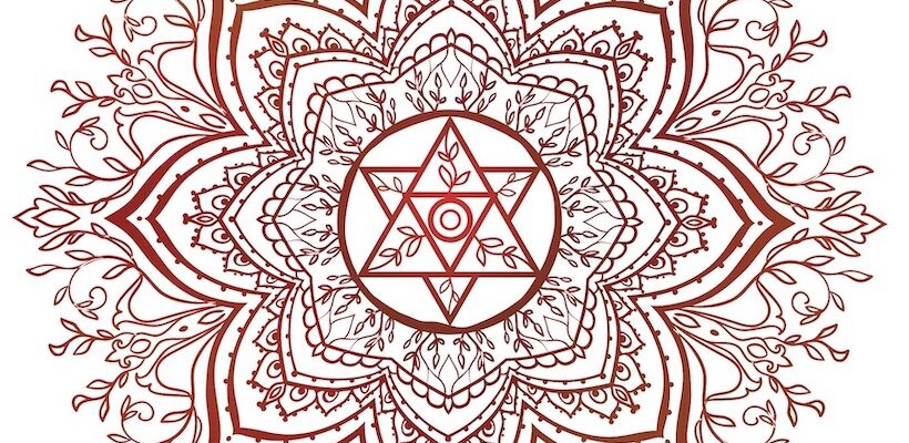Earth star chakra symbol for social connection