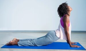 Cobra for Root Chakra yoga pose
