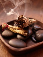 Subtle aromatherapy and smudging