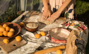 Rustic garden foods for Summer solstice rituals