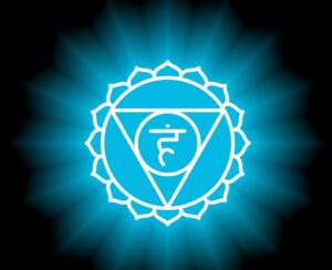 Throat chakra mandala for speak your truth and manifest dreams