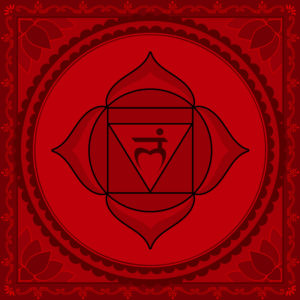 Muladhara mandala for treat the root chakra naturally 